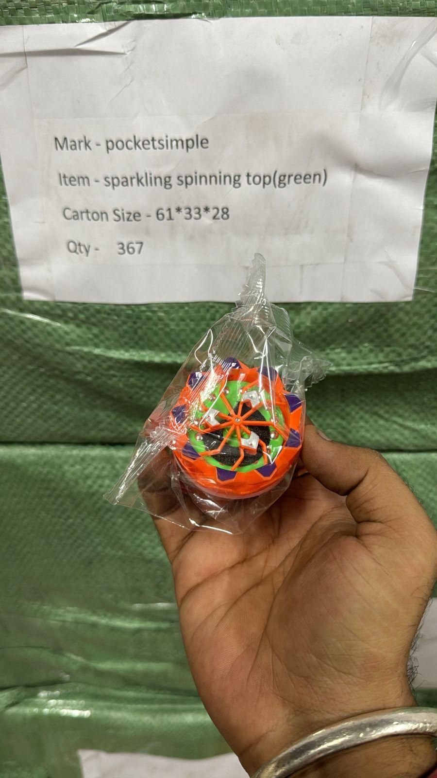 Jouet gyroscope portatif à tonnerre pour enfants (lot de 1)