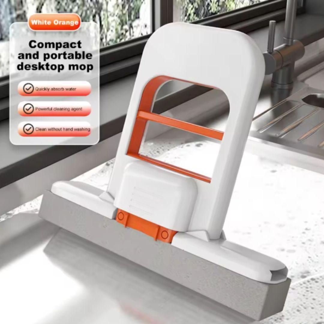 Mini balai de bureau pliable