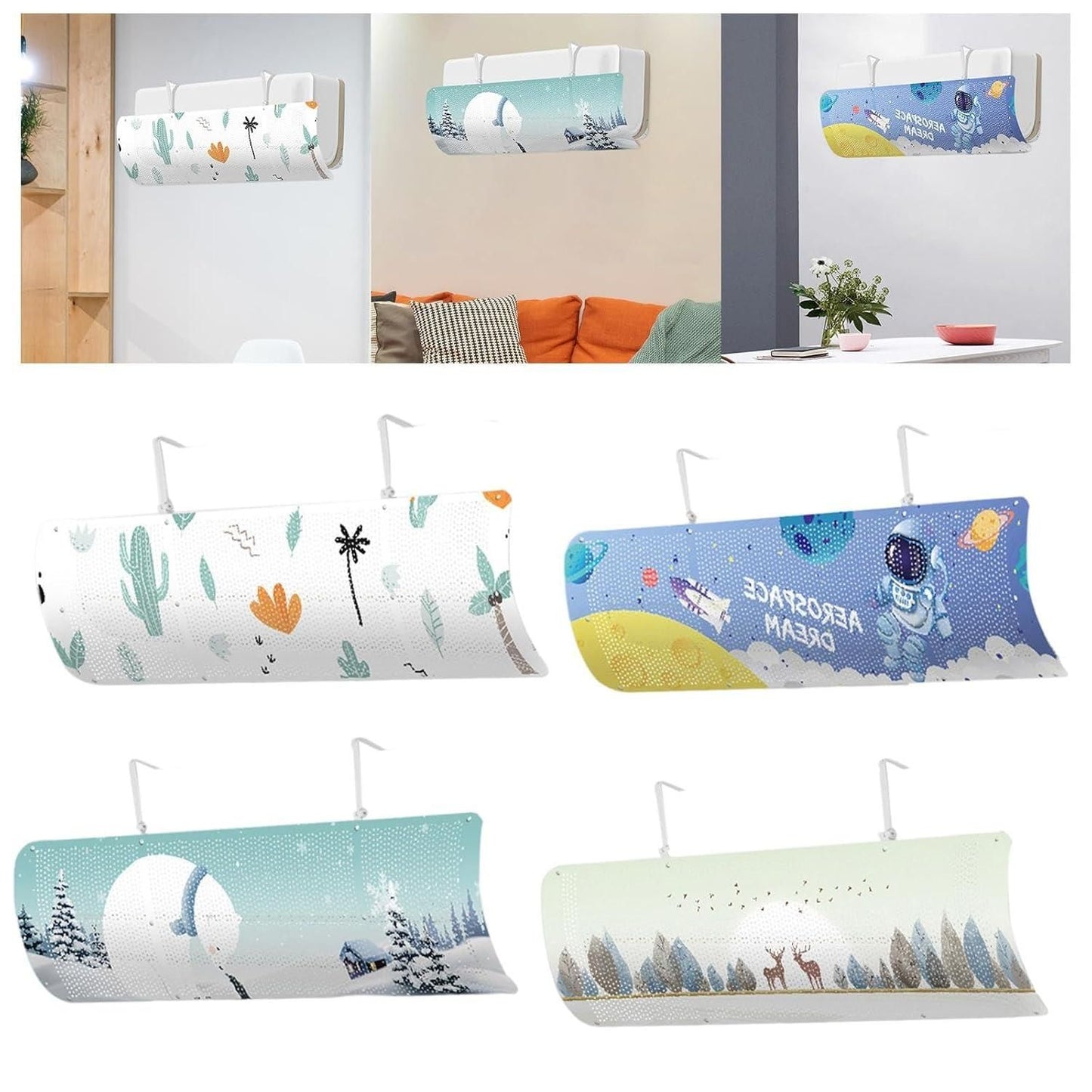 Déflecteur mural pour climatiseur