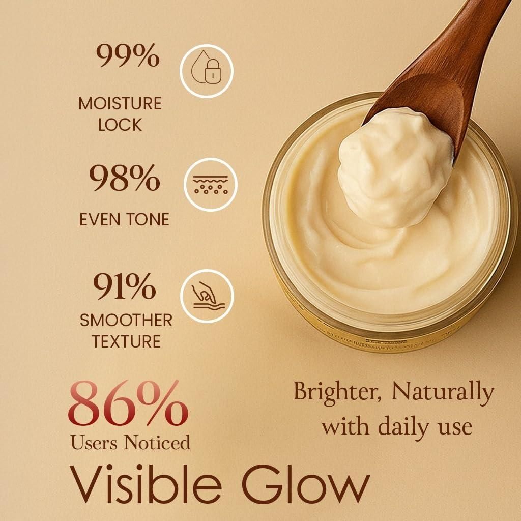 Crème éclaircissante bio pour la peau 100 g (Lot de 2)