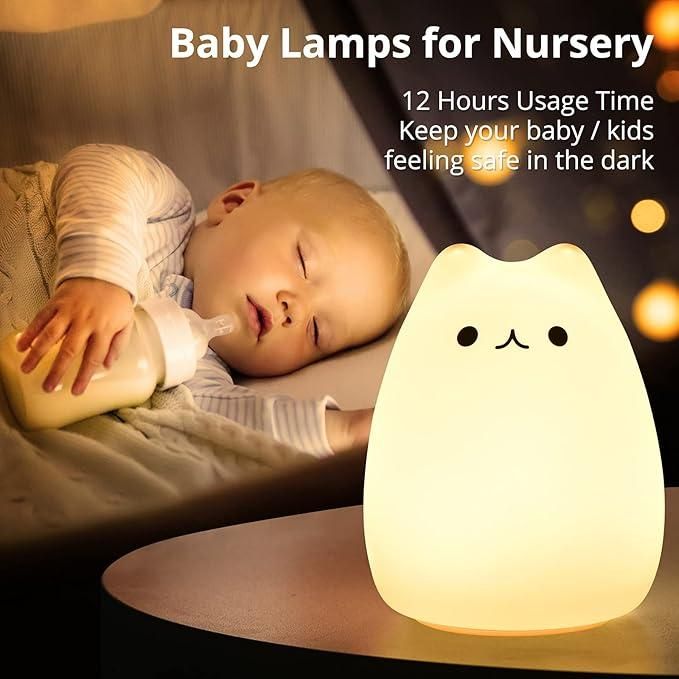 Petite lampe en silicone pour chat